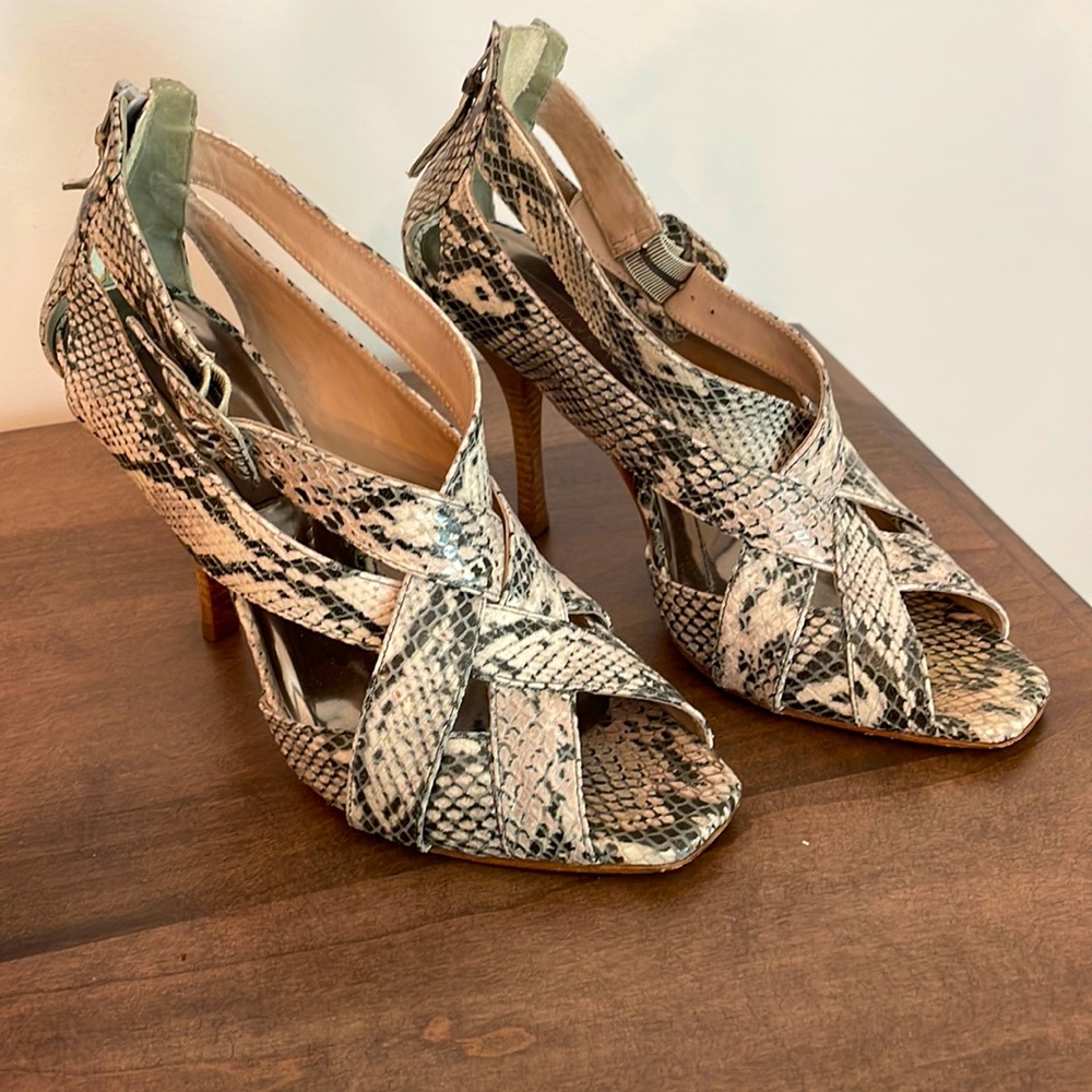 BCBGMAXAZRIA strappy heels